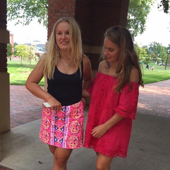 Free People Battenburg Off the Shoulder Dress - Picture 2 of 2